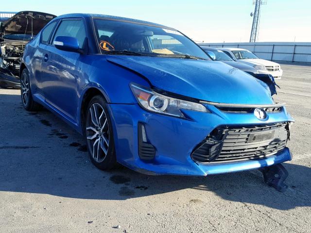 JTKJF5C73E3078683 - 2014 TOYOTA SCION TC BLUE photo 1