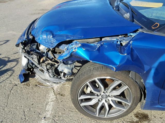 JTKJF5C73E3078683 - 2014 TOYOTA SCION TC BLUE photo 9