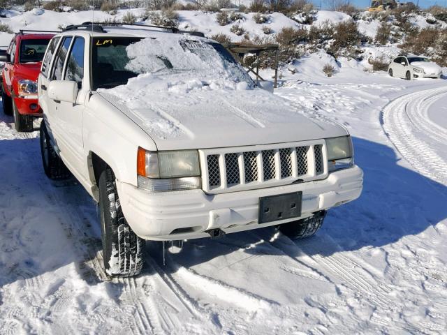 1J4GZ88Z5WC209273 - 1998 JEEP GRAND CHER WHITE photo 1