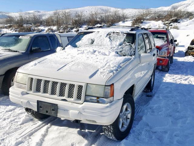 1J4GZ88Z5WC209273 - 1998 JEEP GRAND CHER WHITE photo 2