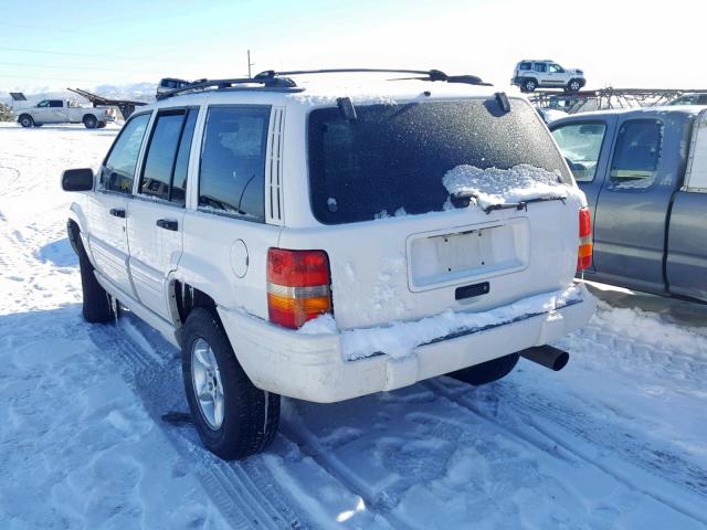 1J4GZ88Z5WC209273 - 1998 JEEP GRAND CHER WHITE photo 3