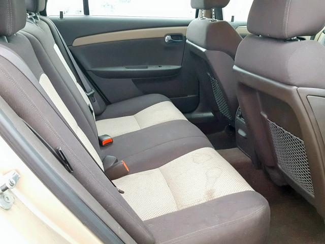 1G1ZG57B78F180800 - 2008 CHEVROLET MALIBU LS GOLD photo 6
