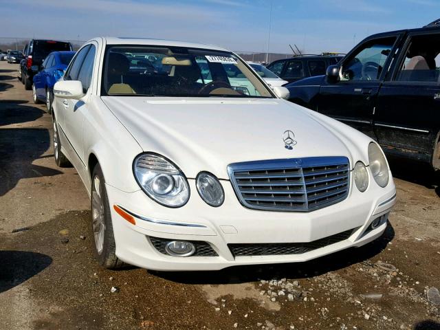 WDBUF87X59B363976 - 2009 MERCEDES-BENZ E 350 4MAT WHITE photo 1