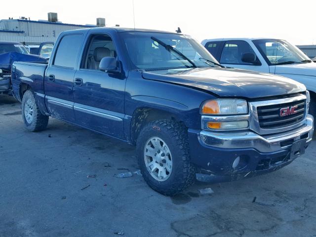 2GTEK13T961159656 - 2006 GMC NEW SIERRA BLUE photo 1