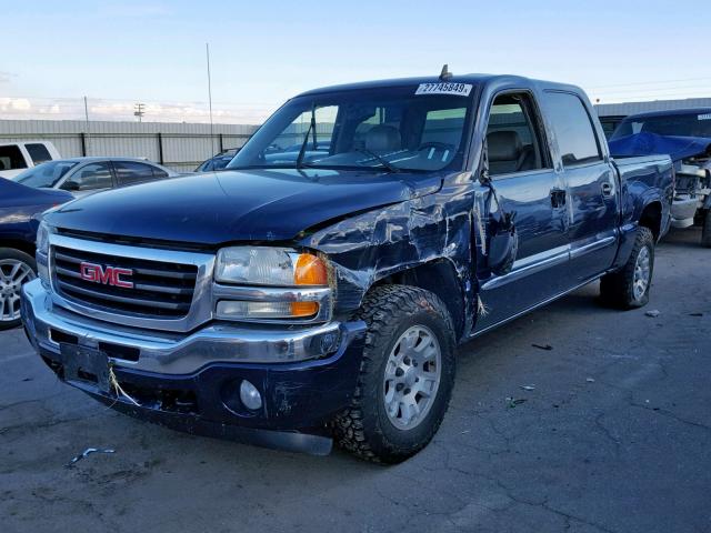 2GTEK13T961159656 - 2006 GMC NEW SIERRA BLUE photo 2