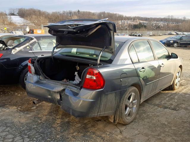 1G1ZU53846F150461 - 2006 CHEVROLET MALIBU LTZ CHARCOAL photo 4