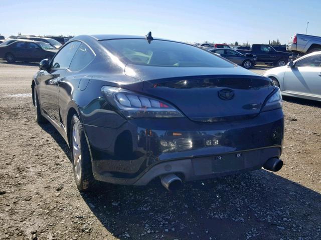 KMHHT6KD4BU054695 - 2011 HYUNDAI GENESIS CO BLACK photo 3