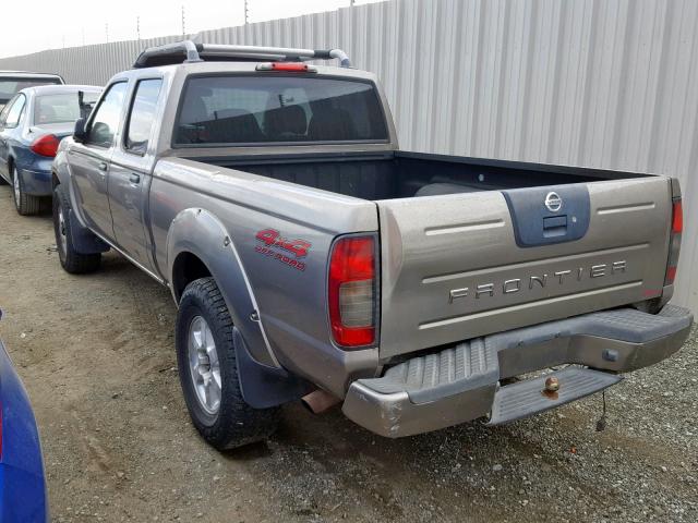 1N6MD29Y93C441023 - 2003 NISSAN FRONTIER C GRAY photo 3