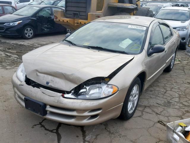 2B3HD46R03H500830 - 2003 DODGE INTREPID S GOLD photo 2