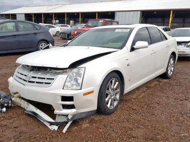 1G6DC67A660110315 - 2006 CADILLAC STS WHITE photo 2