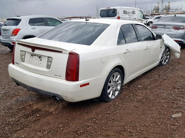 1G6DC67A660110315 - 2006 CADILLAC STS WHITE photo 4