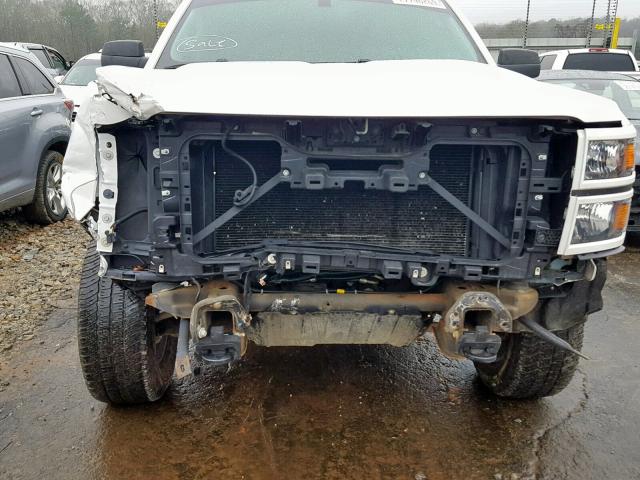 3GCUKPECXFG260563 - 2015 CHEVROLET SILVERADO WHITE photo 9