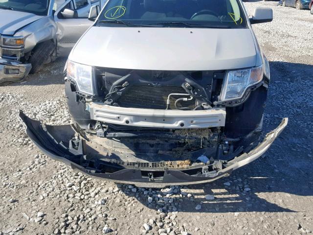 2FMDK38C07BB39786 - 2007 FORD EDGE SEL GRAY photo 9