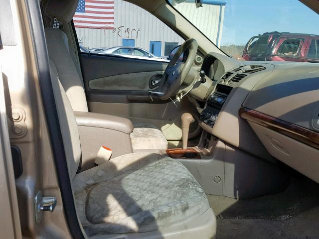 1G1ZT62895F181259 - 2005 CHEVROLET MALIBU MAX თაფლისფერი ფოტო 5