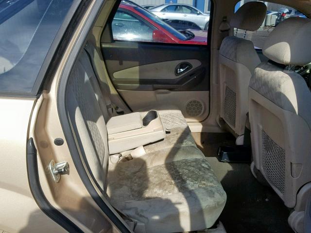 1G1ZT62895F181259 - 2005 CHEVROLET MALIBU MAX თაფლისფერი ფოტო 6