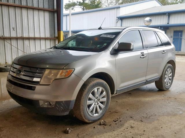 2FMDK38C38BB20585 - 2008 FORD EDGE SEL GRAY photo 2