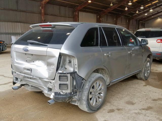 2FMDK38C38BB20585 - 2008 FORD EDGE SEL GRAY photo 4