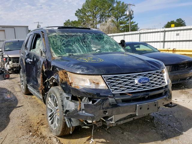 1FM5K8HT0KGA67913 - 2019 FORD EXPLORER P BLACK photo 1