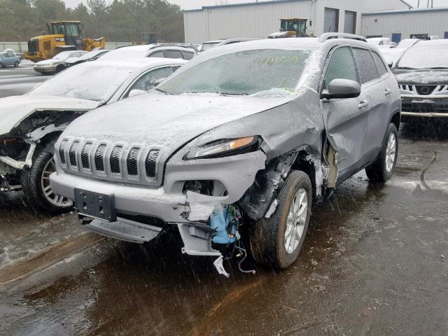 1C4PJMCB7GW210103 - 2016 JEEP CHEROKEE L SILVER photo 2