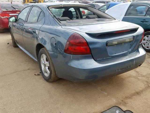 2G2WP552971188890 - 2007 PONTIAC GRAND PRIX TEAL photo 3