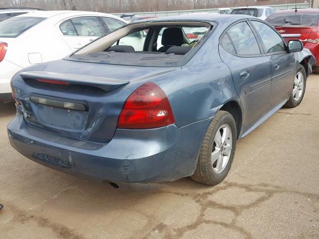 2G2WP552971188890 - 2007 PONTIAC GRAND PRIX TEAL photo 4