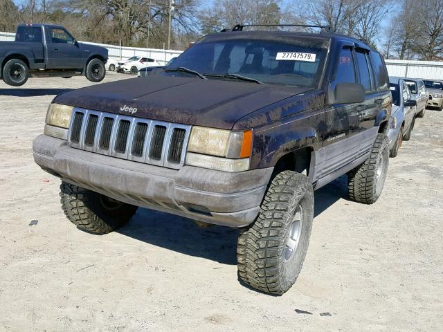 1J4GZ58S5WC234062 - 1998 JEEP GRAND CHER MAROON photo 2