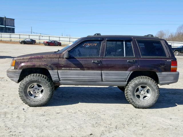 1J4GZ58S5WC234062 - 1998 JEEP GRAND CHER MAROON photo 9