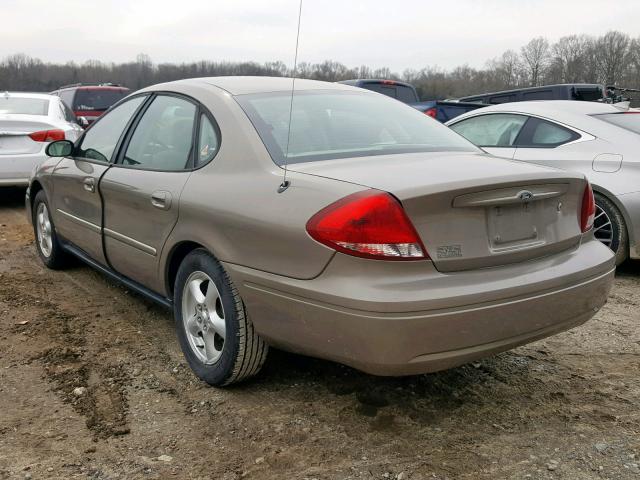 1FAFP55UX4G140834 - 2004 FORD TAURUS SES TAN photo 3