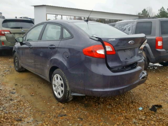 3FADP4AJ2DM213665 - 2013 FORD FIESTA S BLUE photo 3