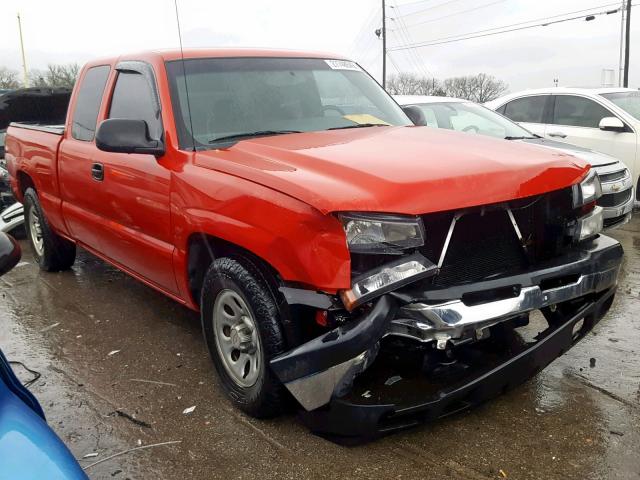1GCEC19X17Z127784 - 2007 CHEVROLET SILVERADO RED photo 1
