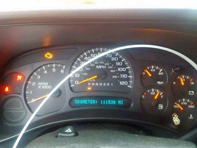 1GCEC19X17Z127784 - 2007 CHEVROLET SILVERADO RED photo 8