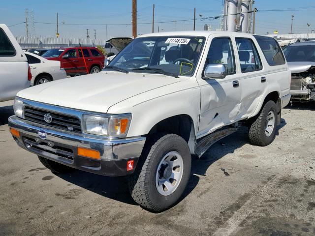 JT3VN29V1S0049071 - 1995 TOYOTA 4RUNNER VN WHITE photo 2