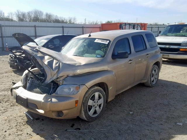 3GNDA13D18S568840 - 2008 CHEVROLET HHR LS Dorado foto 2