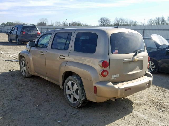 3GNDA13D18S568840 - 2008 CHEVROLET HHR LS Dorado foto 3