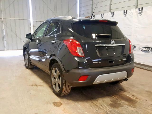 KL4CJBSB5EB758006 - 2014 BUICK ENCORE CON BLACK photo 3