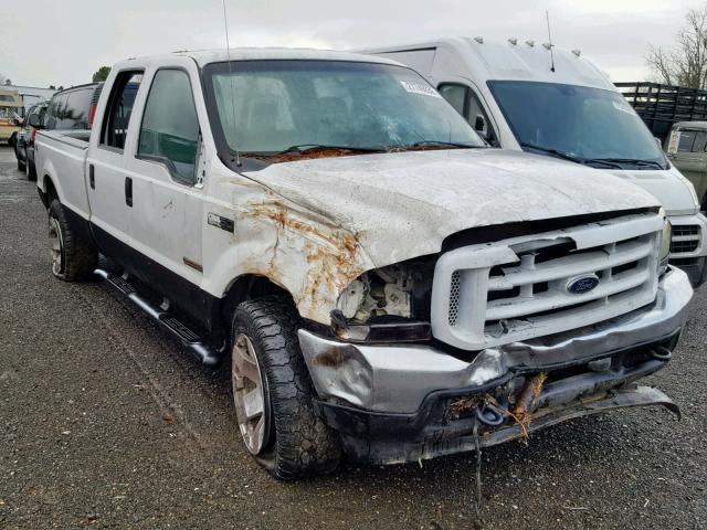 1FTSW31P34ED61820 - 2004 FORD F350 SRW S WHITE photo 1