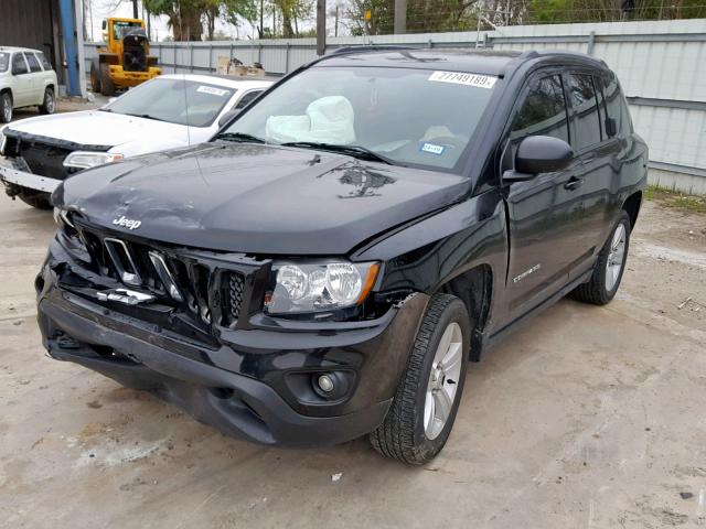 1C4NJCBA2HD146964 - 2017 JEEP COMPASS SP BLACK photo 2