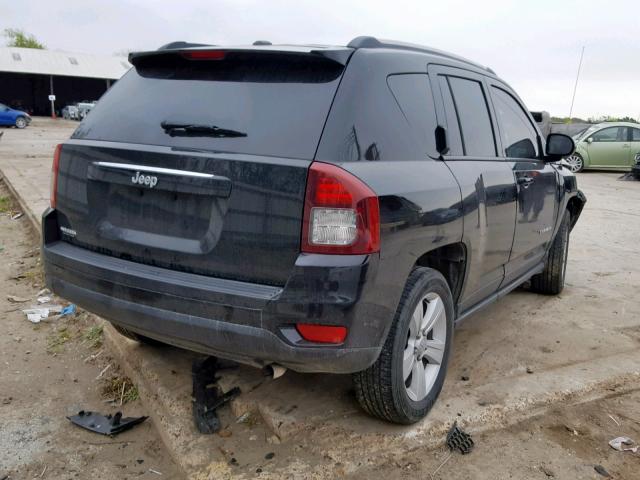 1C4NJCBA2HD146964 - 2017 JEEP COMPASS SP BLACK photo 4