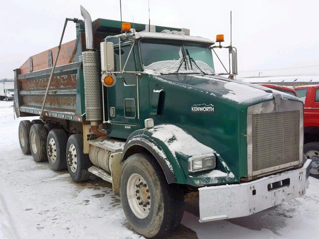 1NKDXUTX1YR856202 - 2000 KENWORTH CONSTRUCTI GREEN photo 1