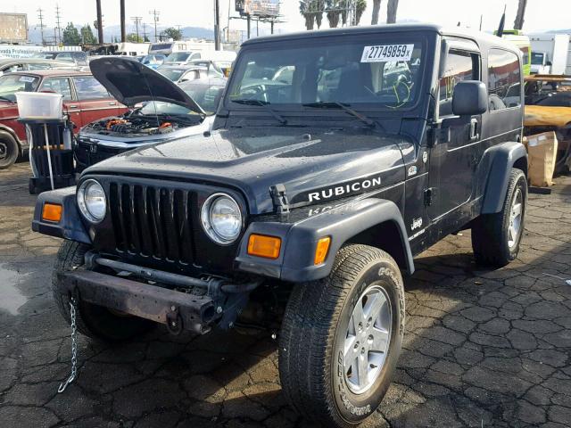 1J4FA64SX6P761568 - 2006 JEEP WRANGLER / BLACK photo 2