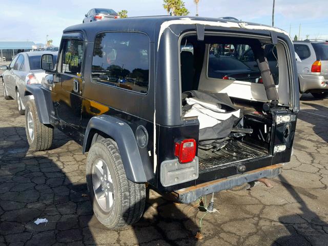 1J4FA64SX6P761568 - 2006 JEEP WRANGLER / BLACK photo 3