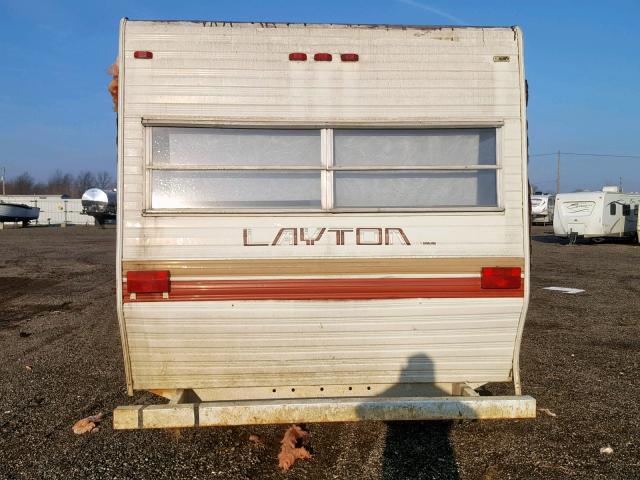 7536137N - 1980 LAYT TRAVEL TRL WHITE photo 5