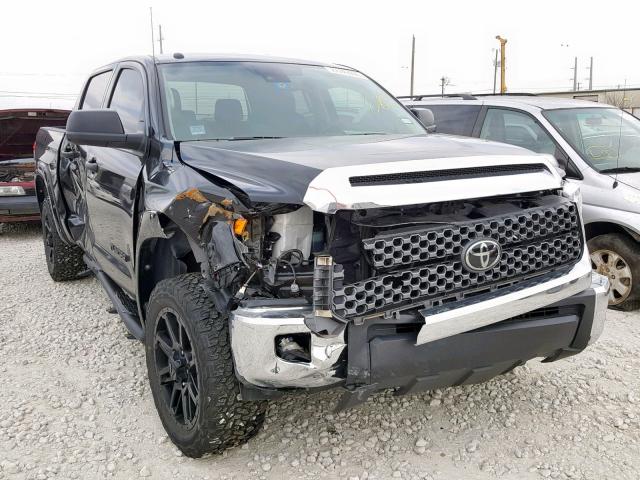 5TFDY5F1XJX696091 - 2018 TOYOTA TUNDRA CRE BLACK photo 1