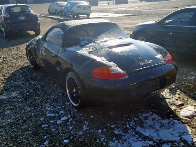 WP0CA2986WU621128 - 1998 PORSCHE BOXSTER BLACK photo 3