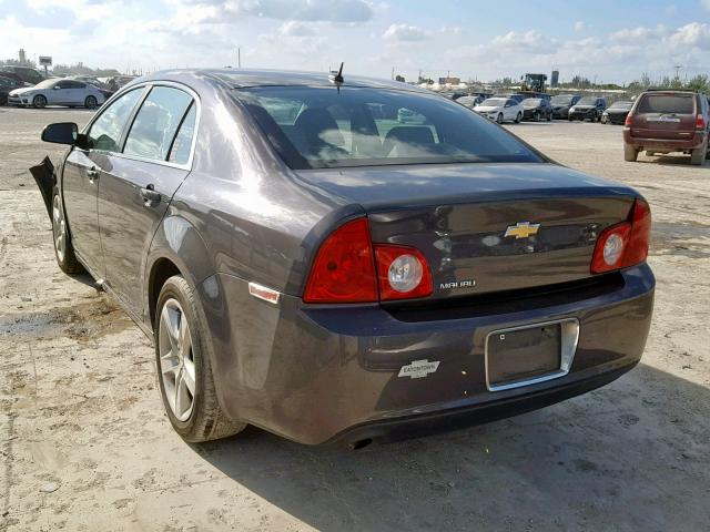 1G1ZB5EB0AF314859 - 2010 CHEVROLET MALIBU LS GRAY photo 3