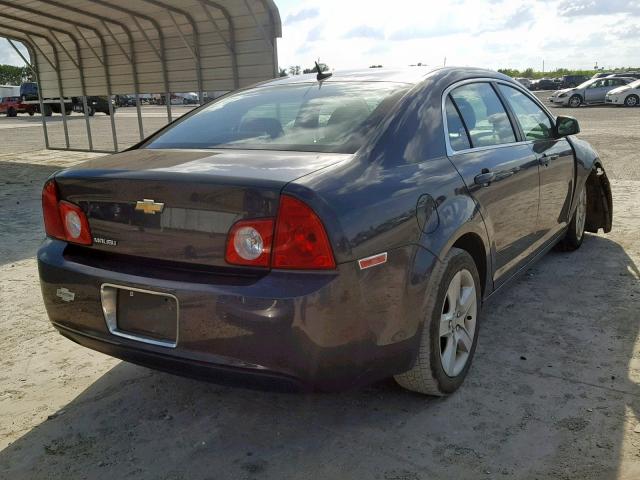 1G1ZB5EB0AF314859 - 2010 CHEVROLET MALIBU LS GRAY photo 4
