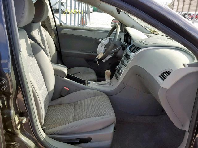 1G1ZB5EB0AF314859 - 2010 CHEVROLET MALIBU LS GRAY photo 5