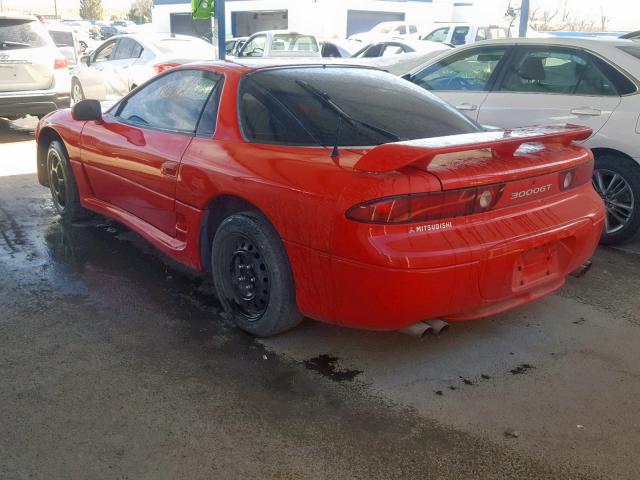 JA3AM54J2RY031093 - 1994 MITSUBISHI 3000 GT RED photo 3