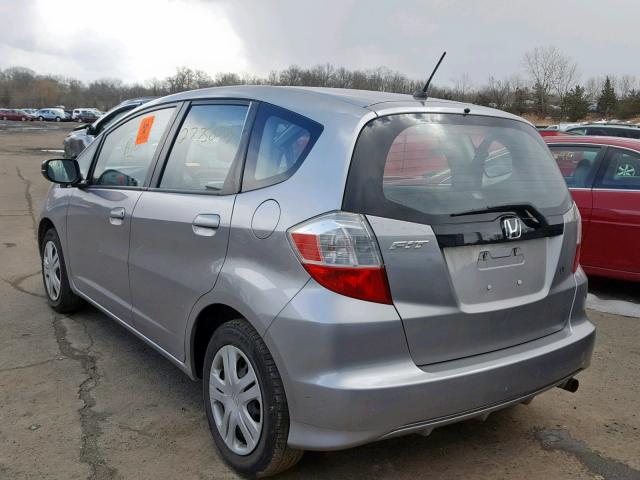 JHMGE8H21AC003170 - 2010 HONDA FIT SILVER photo 3