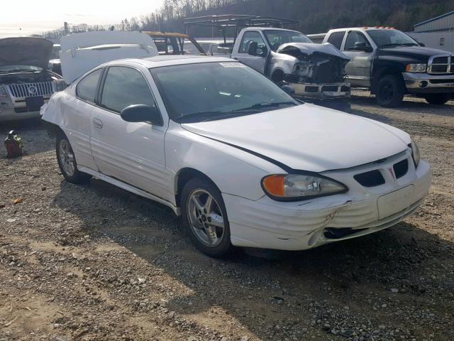 1G2NF12F42C238371 - 2002 PONTIAC GRAND AM S WHITE photo 1